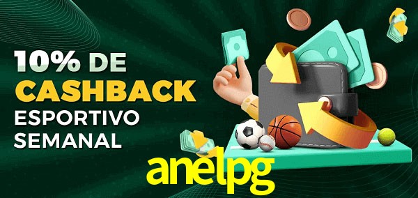 10% de bônus de cashback na anelpg
